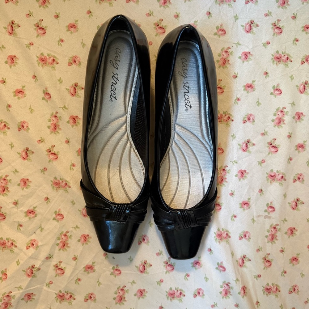 Miu Miu Black Patent Heels